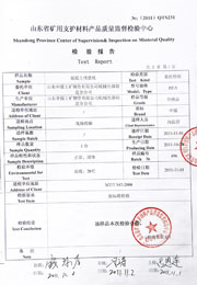 省级检验报告