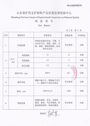 省级检验报告