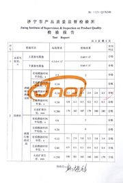 市级检验报告