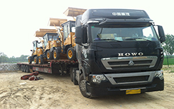 中煤集团子公司山东中运一批装载机发往缅甸